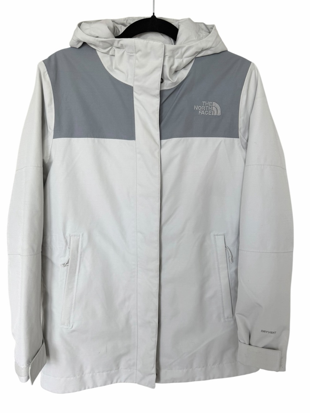 ✅ The North Face Light Gray windbreaker Jacket size M